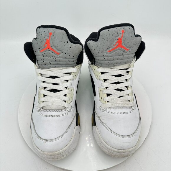 Nike Air Jordan 5 Retro Men Size 9 136027-115 Poison Green Mid Training Shoes - Picture 3 of 11